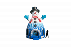 Large Snowman Igloo Bounce