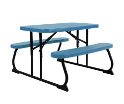 Blue Kids Picnic Table